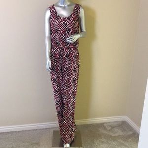 Calvin Klein Sleeveless Matte Jersey Jumpsuit